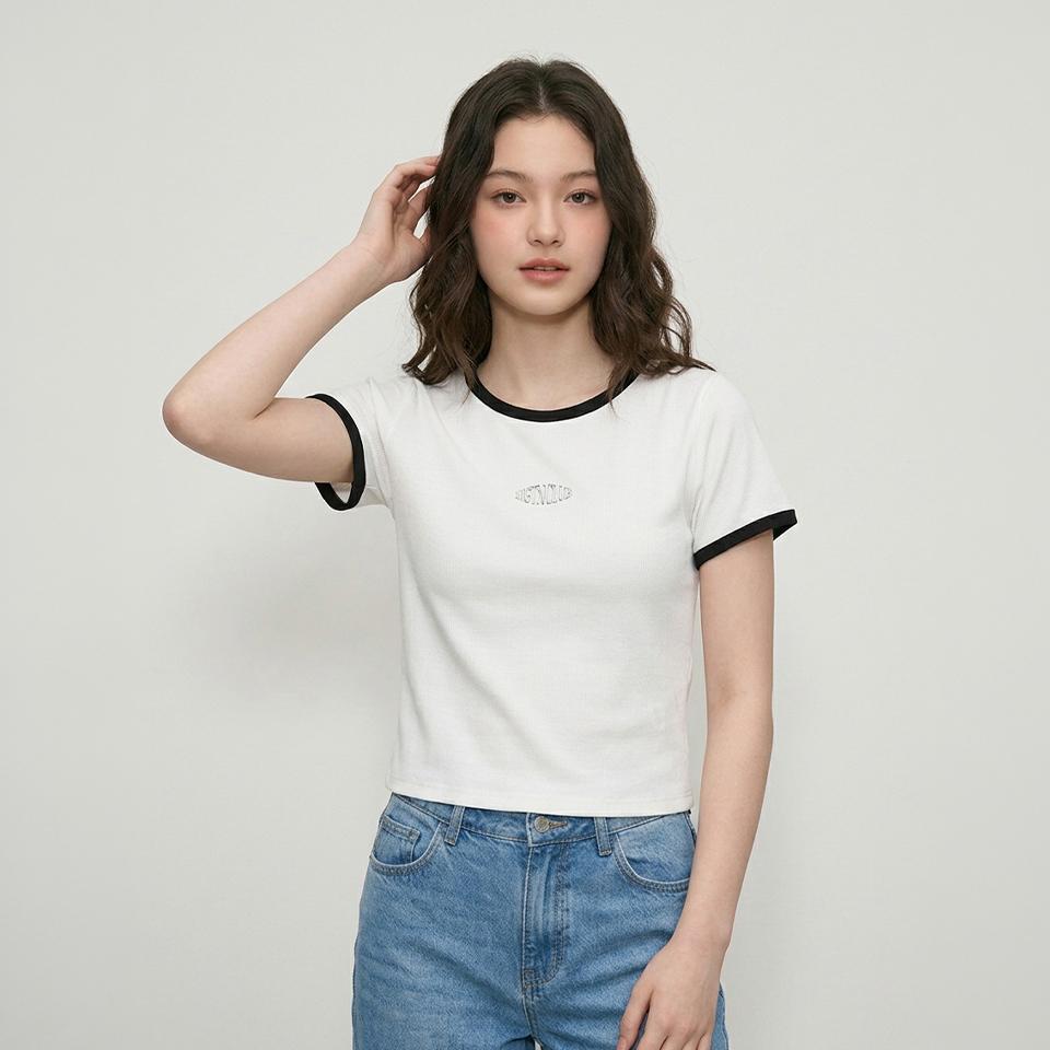 행텐틴즈 여아 웨일 스몰 레터링 반팔 티셔츠 003(14570-131-421-31)