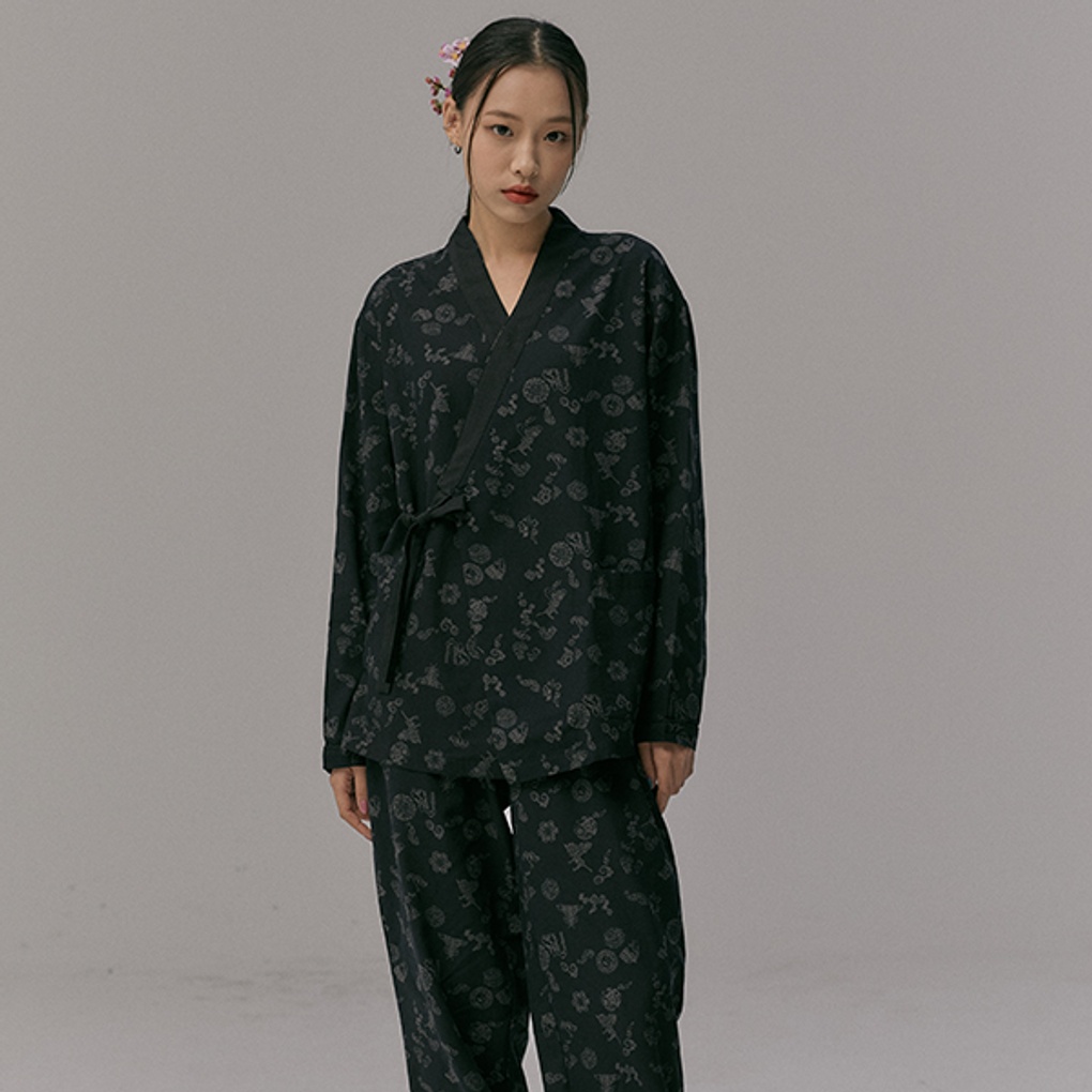 [남녀공용] (리슬) 긴팔 생활 한복(BLACK)_SPPPB4VU21- 이랜드몰