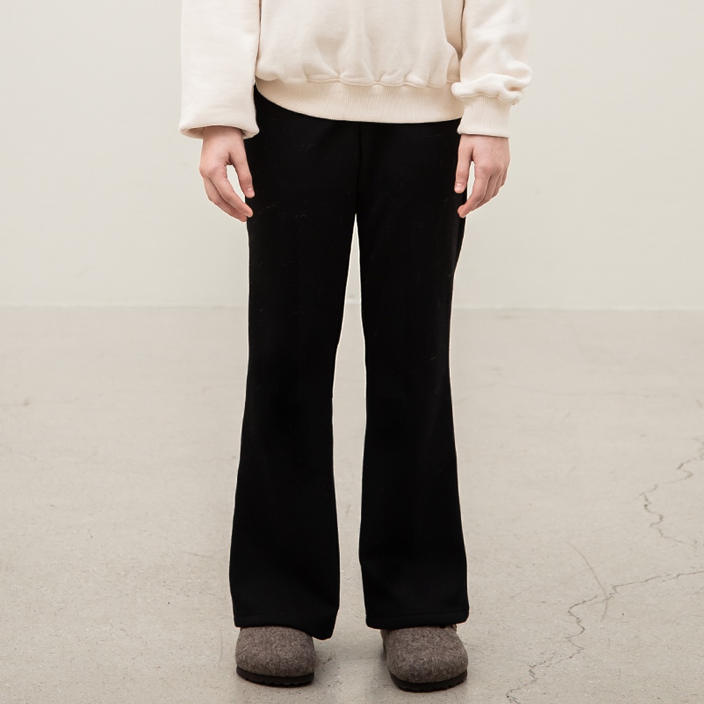 [리틀뎁 Littledept] LDPT 기모 부츠컷 팬츠 Black- 이랜드몰