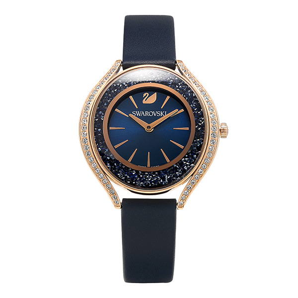 [스와로브스키 SWAROVSKI] 5519447 CRYSTALLINE AURA 여성용 가죽시계 34mm- 이랜드몰