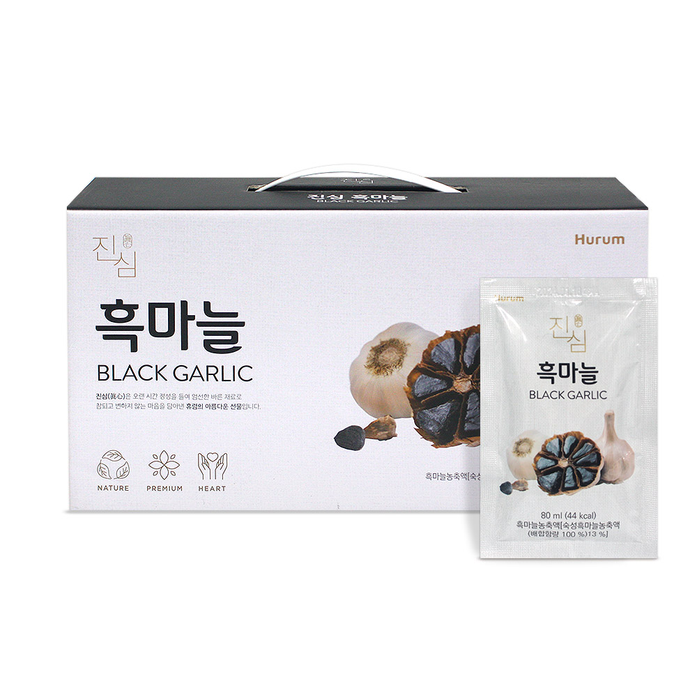 진심 흑마늘즙 80ml*24포- 이랜드몰