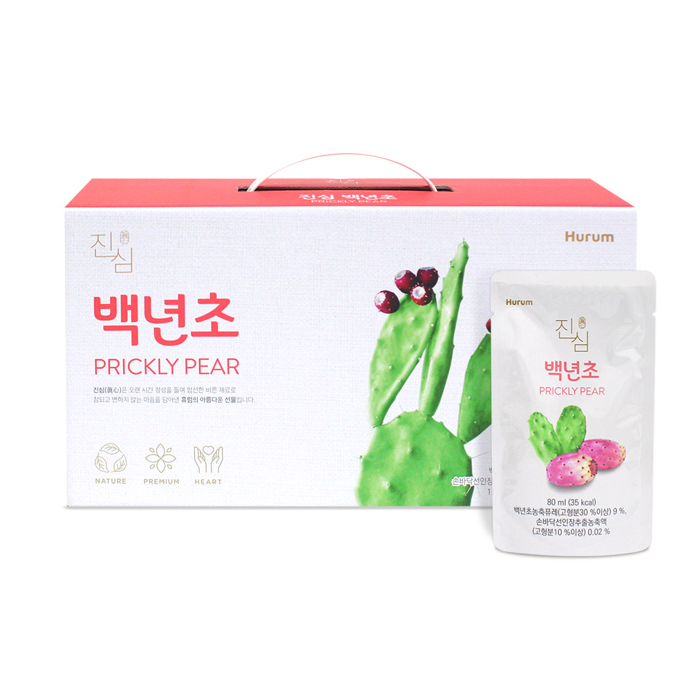 휴럼 진심 백년초 80ml*24포- 이랜드몰