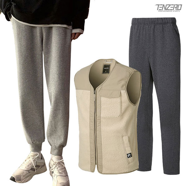 ㈜다온인더스트리 [텐제로]따뜻한 겨울나기 기모바지/융털바지/양털자켓/후드티 균일가