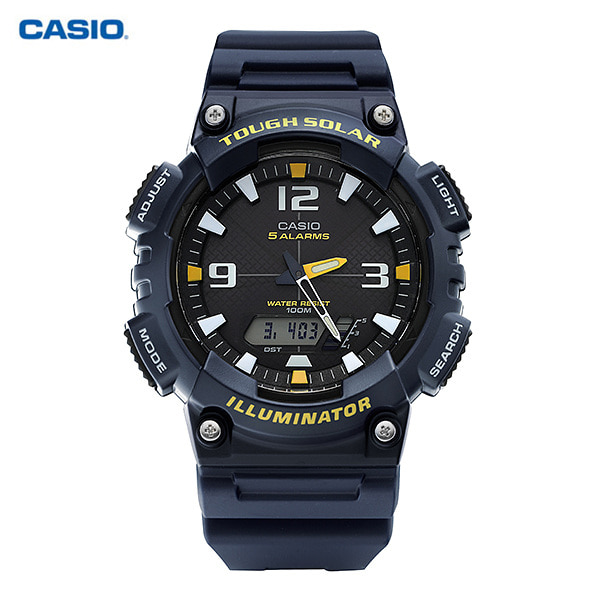 카시오 CASIO AQ-S810W-2AVDF (AQ-S810W-2A) 태양광 아날로그 남성 우레탄시계 52X46mm- 이랜드몰
