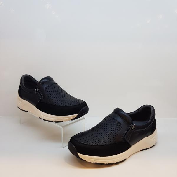 (주)에이치피케이 [허시파피]동아백화점 수성점 가볍고 발이 편한 여성 양가죽 지퍼 스니커즈 FL476