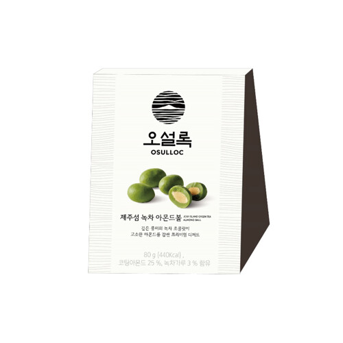 [화이트데이] [오설록] 제주섬 녹차 아몬드볼- 이랜드몰