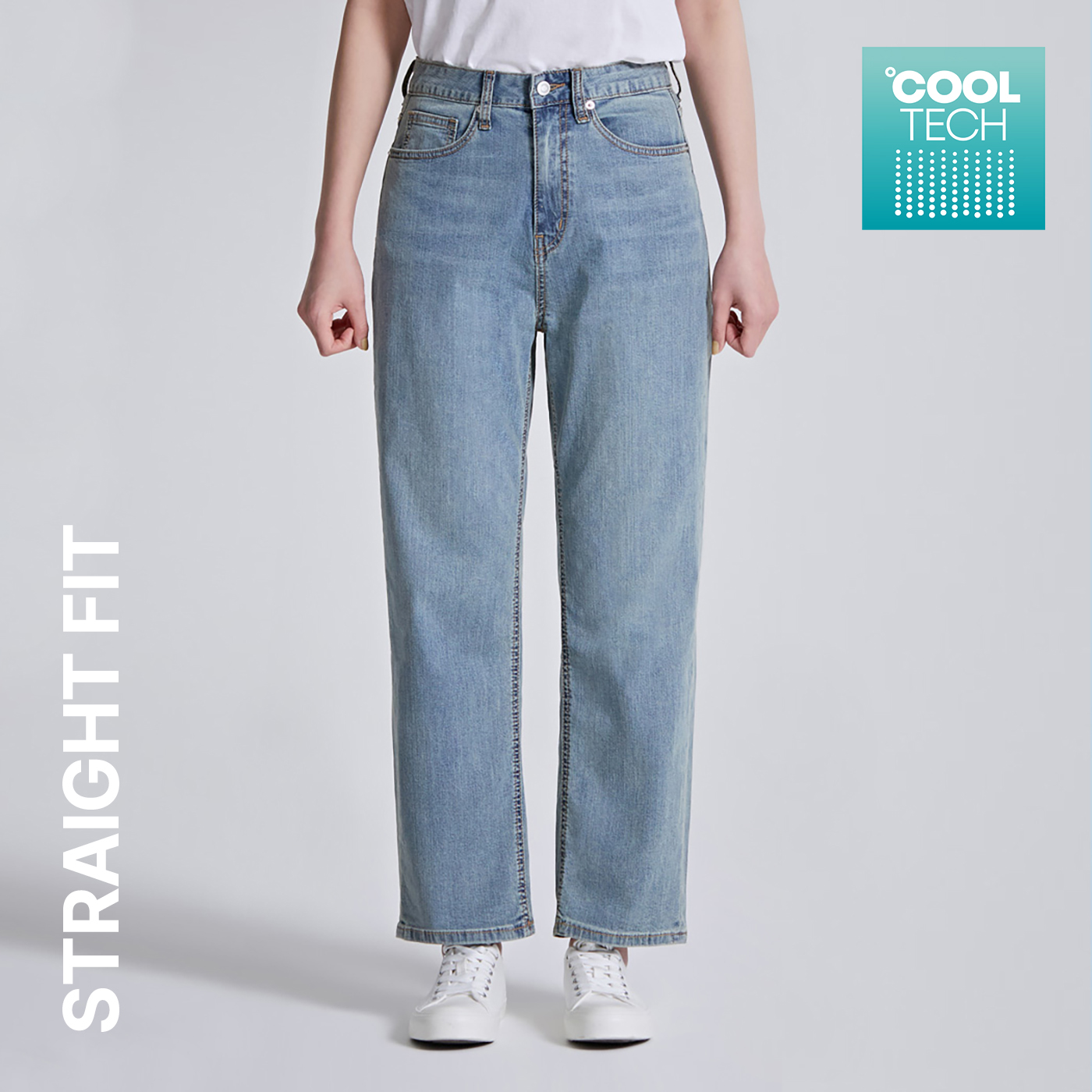 여성용] [데일리지] 쿨 스트레이트 진_SPTJC25G31- 스파오