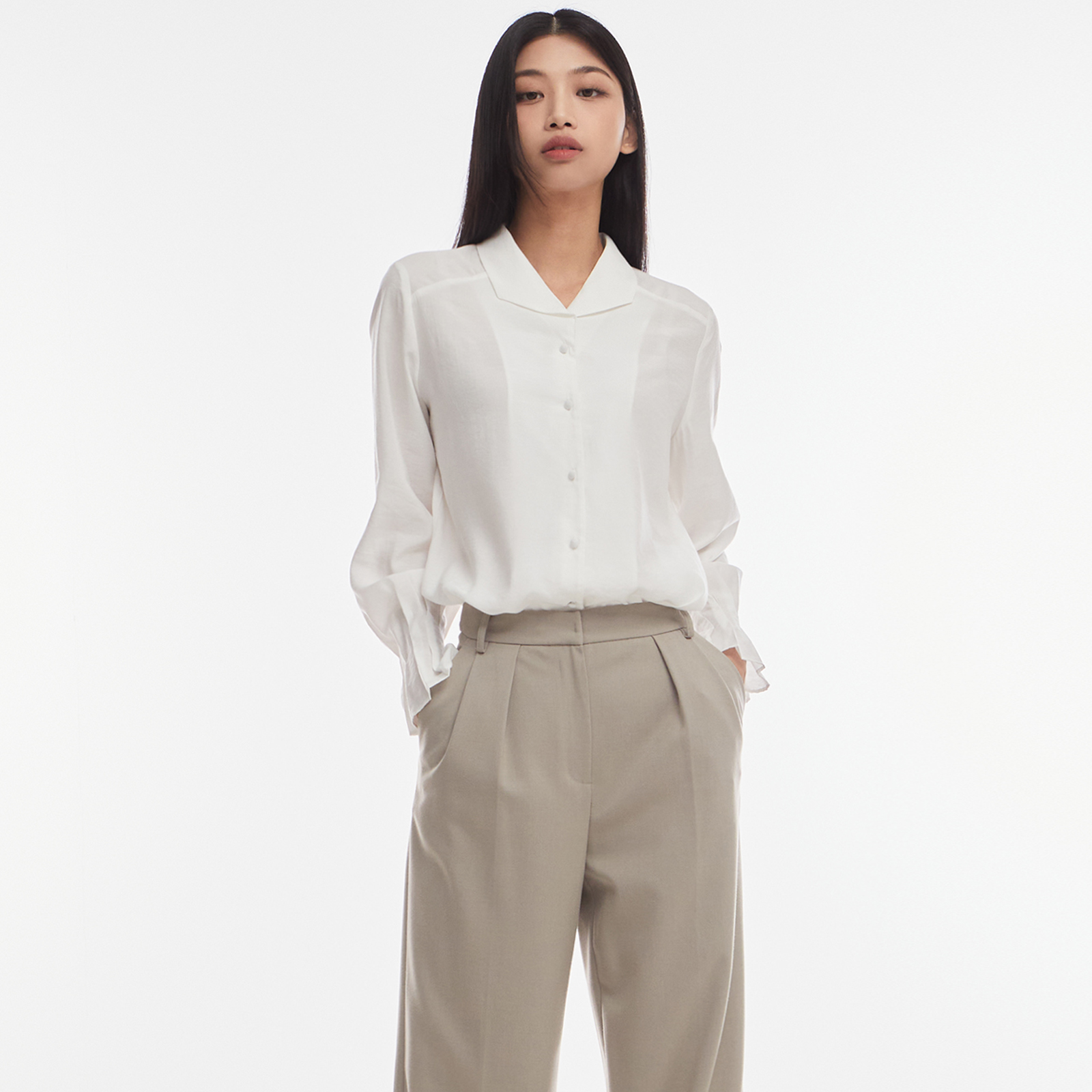 [미포넷] 밀라 레이스 블라우스 MPV25.286.VOI003.04