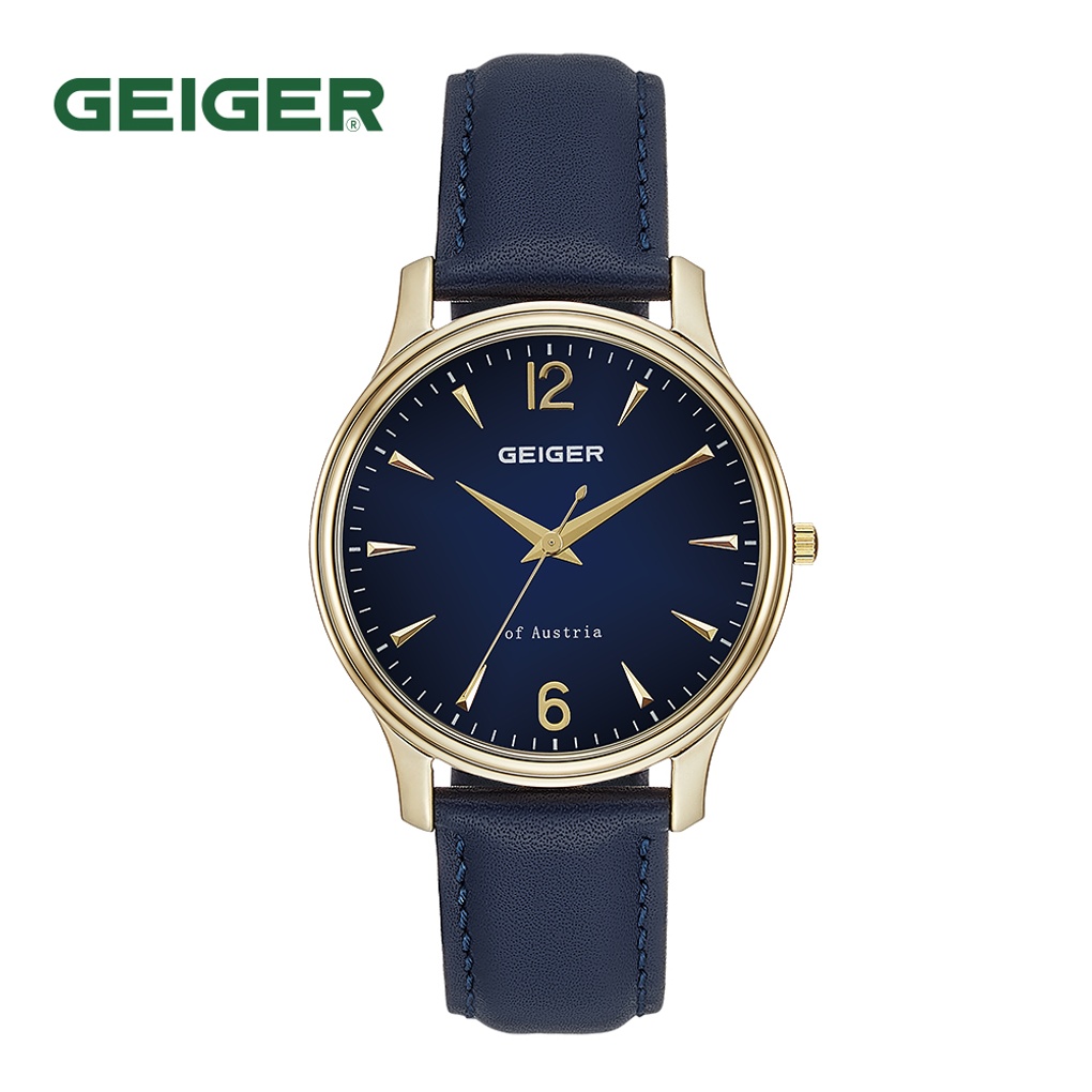 Geiger Watch 가이거(GEIGER) 남성 가죽 시계 GE1236GDBU M- 이랜드몰