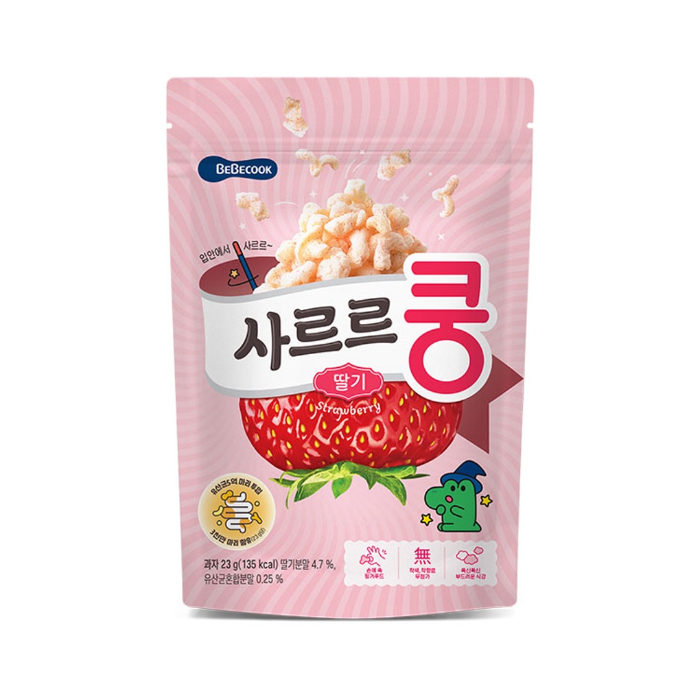 [베베쿡] 사르르쿵_6봉(바나나2+딸기2+치즈요거트2)- 이랜드몰