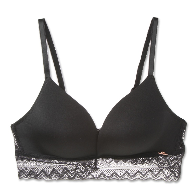 Black Unlined Lace Bralette