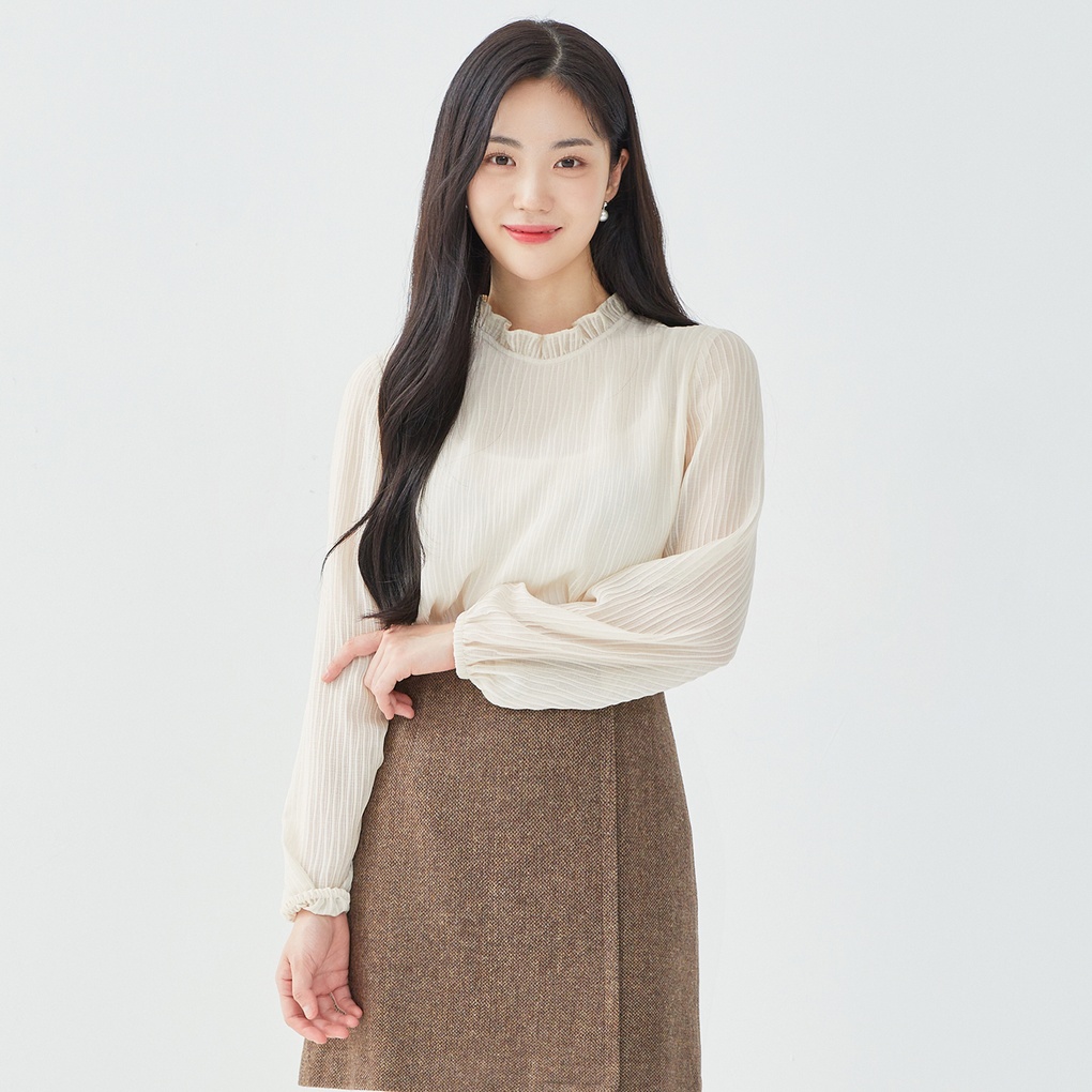 프릴 블라우스 (2colors)_ RMBLD23R12- 이랜드몰