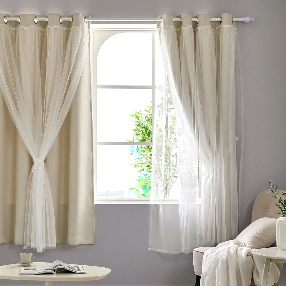 모던하우스 ON마리 이중레이스 암막커튼 제품사진 3