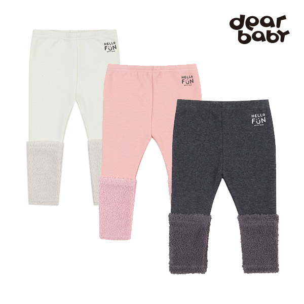 [디어베이비 겨울]비비 퍼쫄바지(IVORY,D/GREY,L/PINK)_02M752006- 이랜드몰