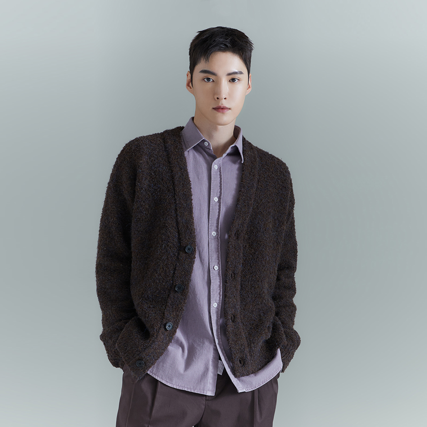 [남성용] (QR) 헤어리 가디건_SPCKC4VM91- 이랜드몰