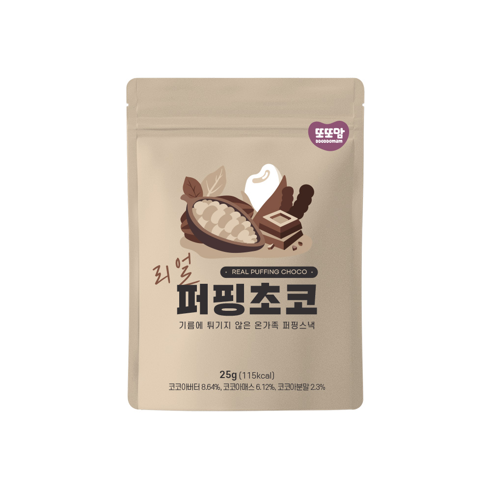 [또또맘] 리얼 퍼핑초코 25g x 1봉- 이랜드몰