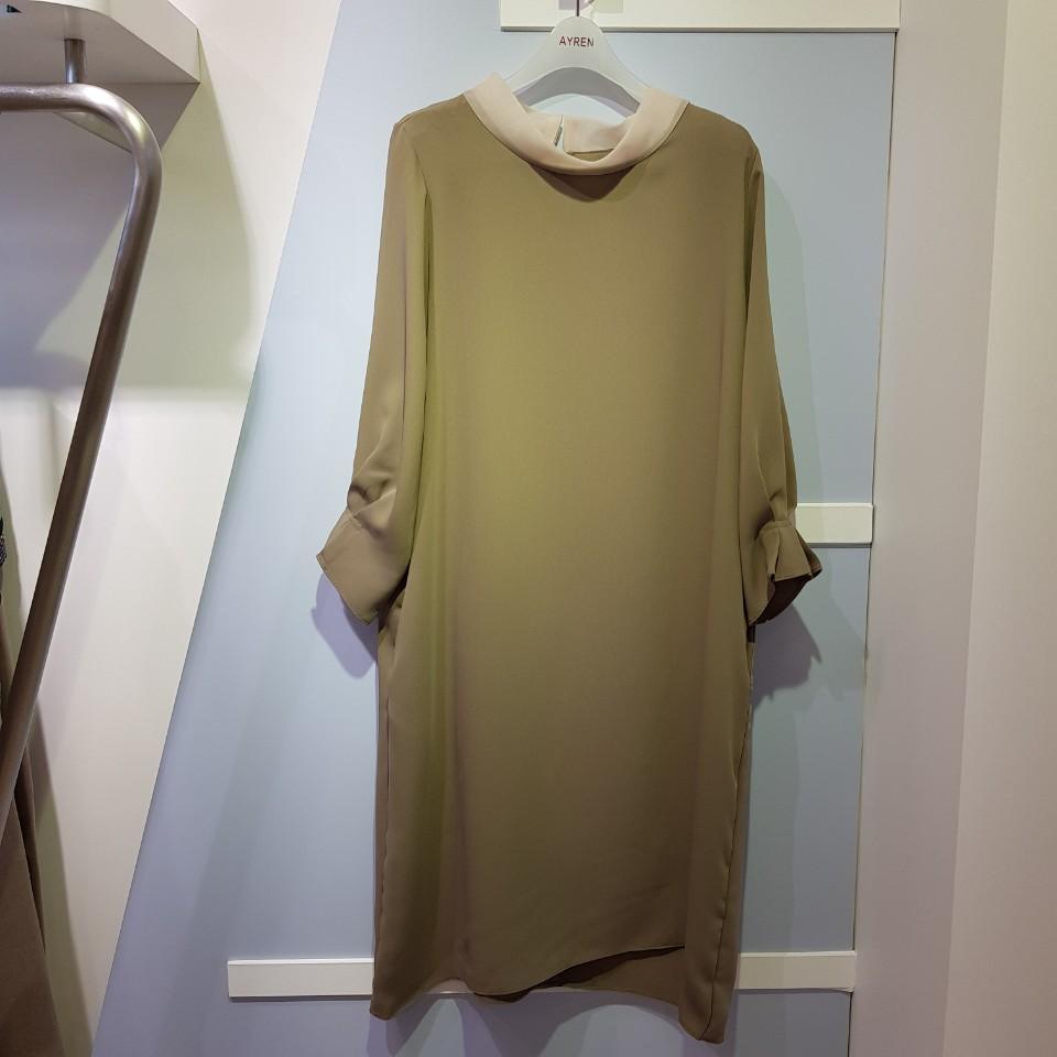 [에이렌(ayren)]뉴코아울산아울렛 울산점 2020년 여름  60 세일 노방핀턱 롱 원피스  NJ3OP001NY,KH F