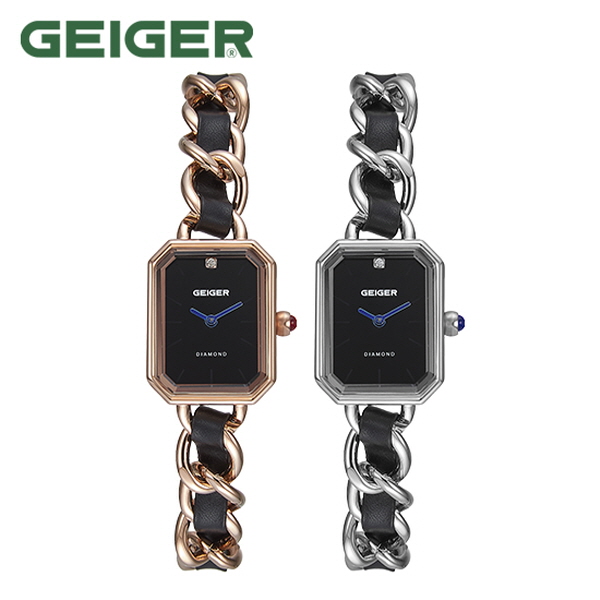 Geiger Watch 가이거(GEIGER) 여성 프리미어 레더워치 손목시계 GE2002 택1- 이랜드몰