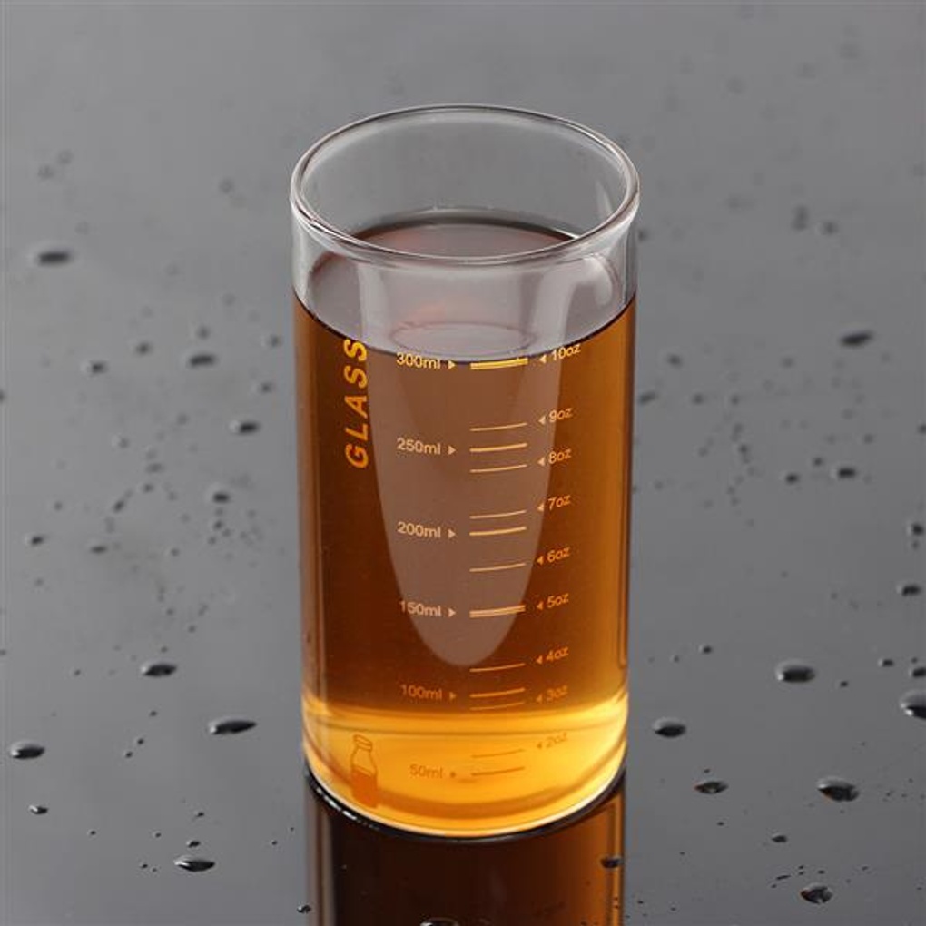 [로하티]눈금패턴 내열 유리컵(350ml) (오렌지)/ 물잔- 이랜드몰