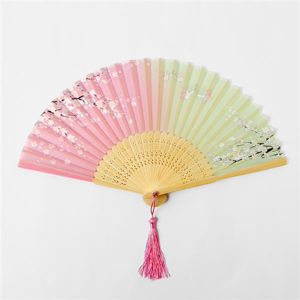 매화나비 접이식 대나무 부채 / 전통 접부채- 이랜드몰