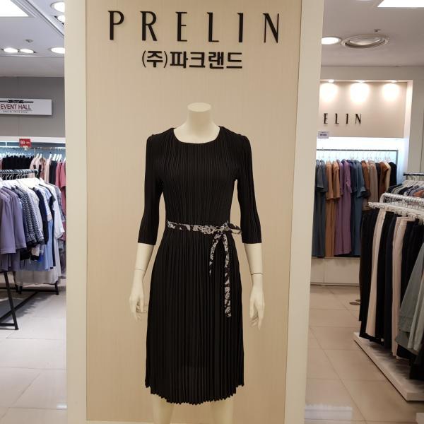 파크랜드여성프렐린 71%세일 플리츠라운드넥여름원피스 무료배송- 이랜드몰