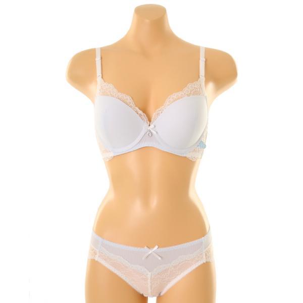 비너스 솔브 [B컵] 퓨어스위티 더블본 브라 팬티 세트 SBRD319B_BU SPTD319S_BU- 이랜드몰